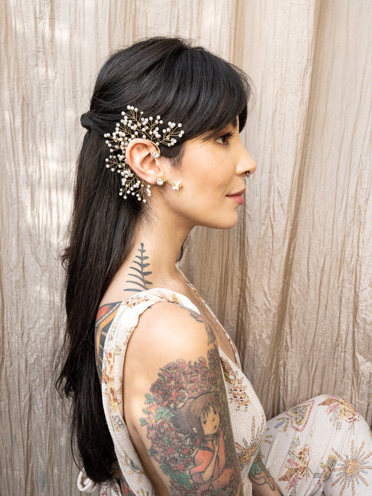 Divina Earcuff Earrings | Bridal Earrings
