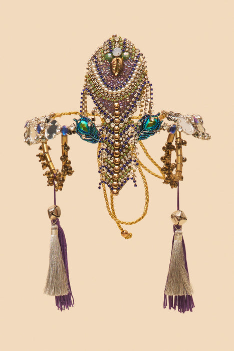 Headpiece Pavão de Krishna