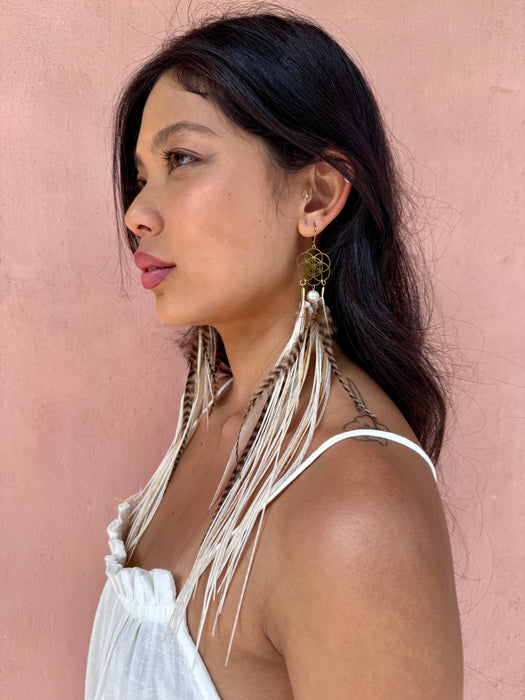 Mandala Fly Earring