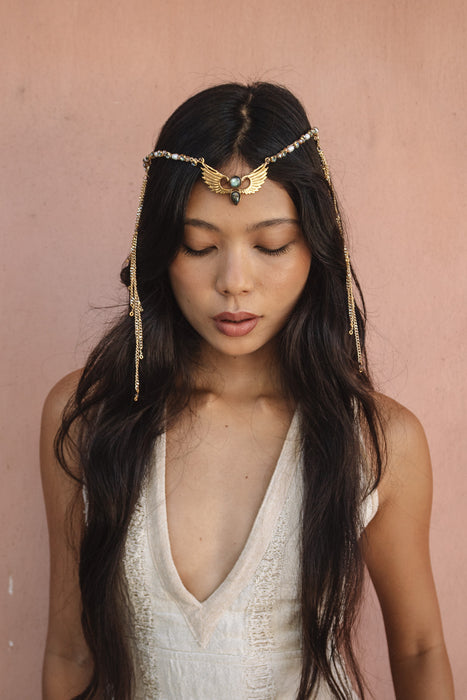 Headpiece Isis Labradorita
