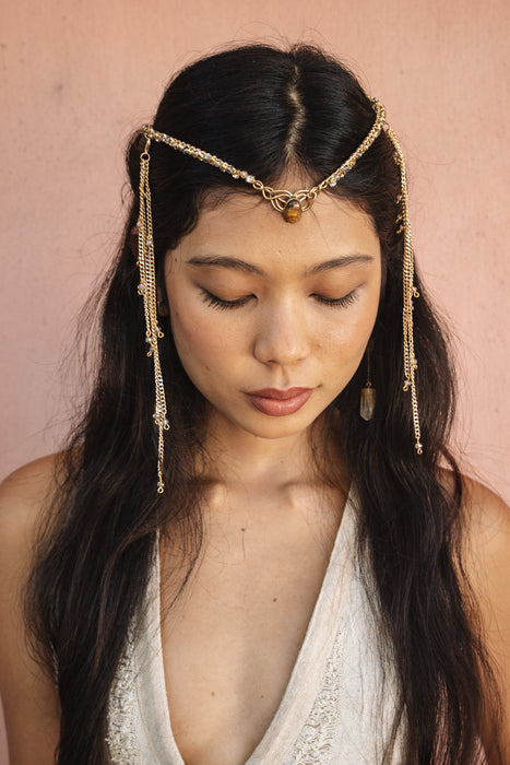 Headpiece Olho de Tigre