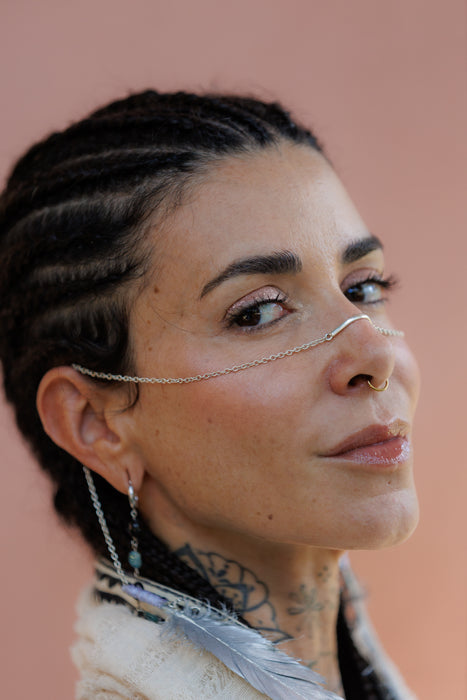 Facechain Pena prata