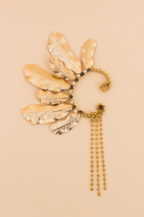 Solar Feather Earcuff